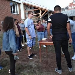 A Gólyaavató egyik legjobb pillanata.  